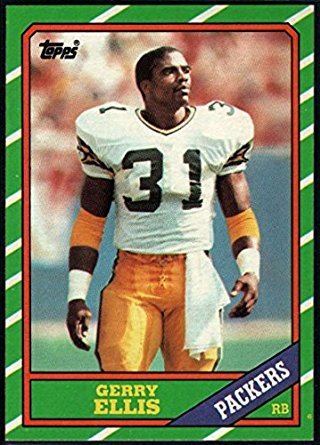 Gerry Ellis Amazoncom Football NFL 1986 Topps 215 Gerry Ellis NMMT Packers