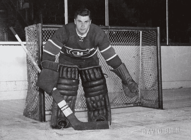 Gerry McNeil Gerry McNeil Montreal Canadiens Goaltender 1953 HockeyGods