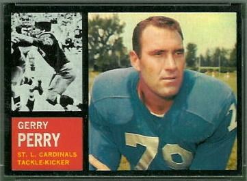Gerry Perry Gerry Perry 1962 Topps 145 Vintage Football Card Gallery