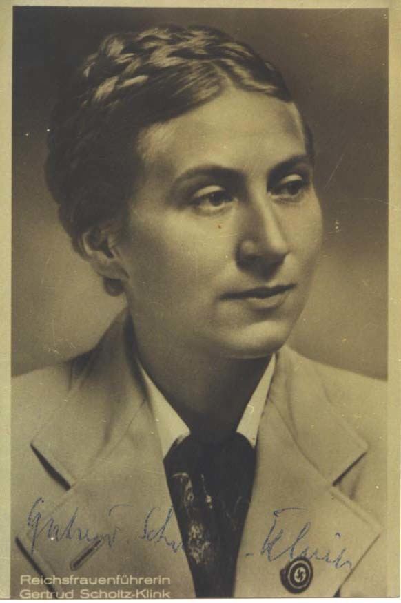 Gertrud Scholtz-Klink Military Autographs