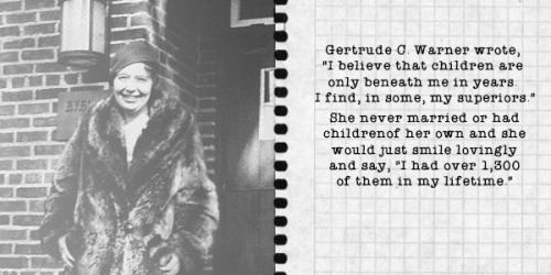 Gertrude Warner gertrude c warner Tumblr