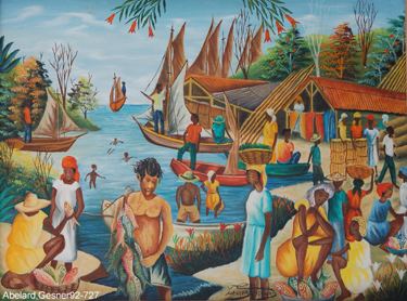Gesner Abelard Haitian Art Company Website