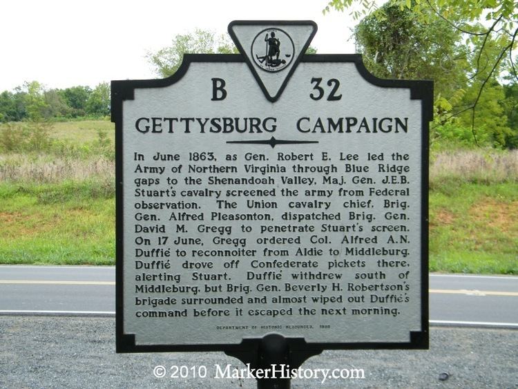 Gettysburg Campaign Gettysburg Campaign B32 Marker History