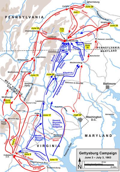 Gettysburg Campaign httpsuploadwikimediaorgwikipediacommonsthu