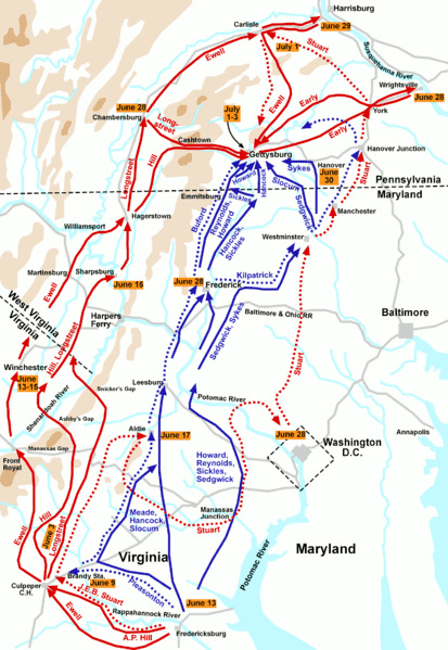 Gettysburg Campaign Gettysburg Campaign Conservapedia