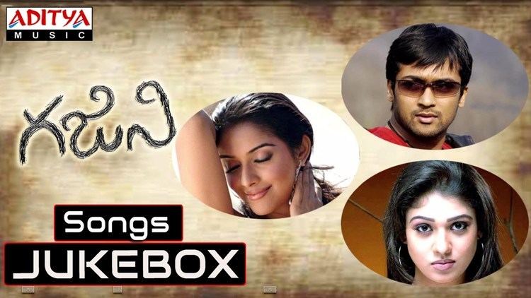 Ghajini (2005 film) Ghajini Telugu Movie Full Songs Jukebox Surya Asin YouTube