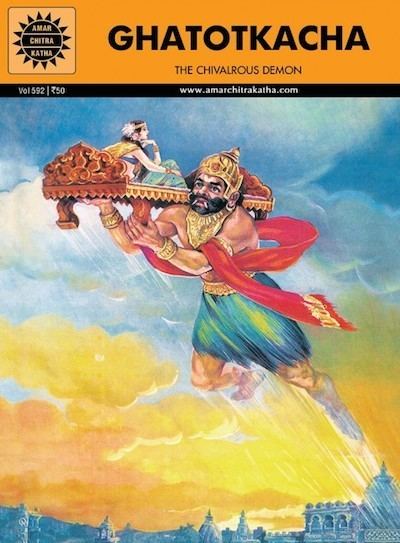 Ghatotkacha Indian Epics Amar Chitra Katha Guide Ghatotkacha