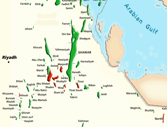 Ghawar Field Saudi Arabia39s Giant Ghawar Oil Field Channel Background