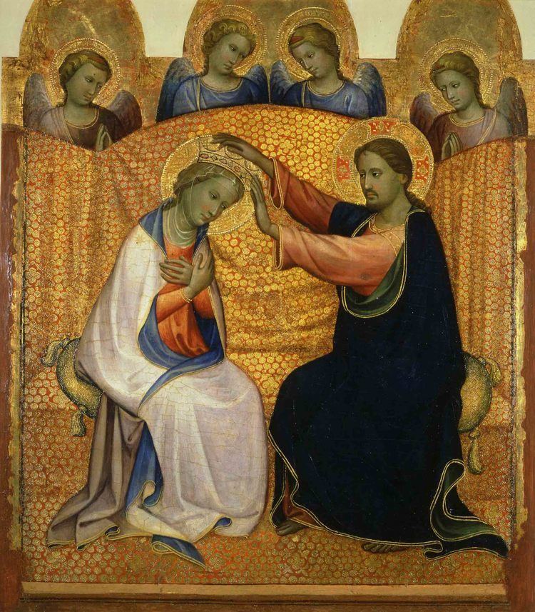 Gherardo Starnina Incoronazione della Vergine e Angeli Galleria Nazionale