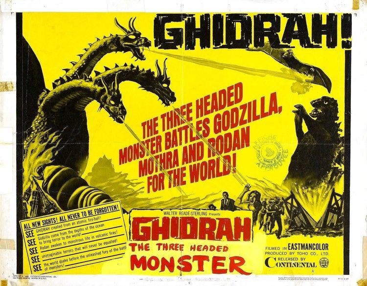 Ghidorah, the Three-Headed Monster Ghidorah the Three Headed Monster 1964 Movie Review YouTube