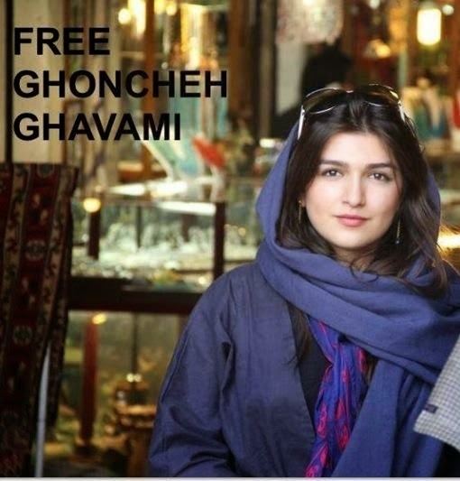Ghoncheh Ghavami For a democratic secular Iran For peace and prosperity in