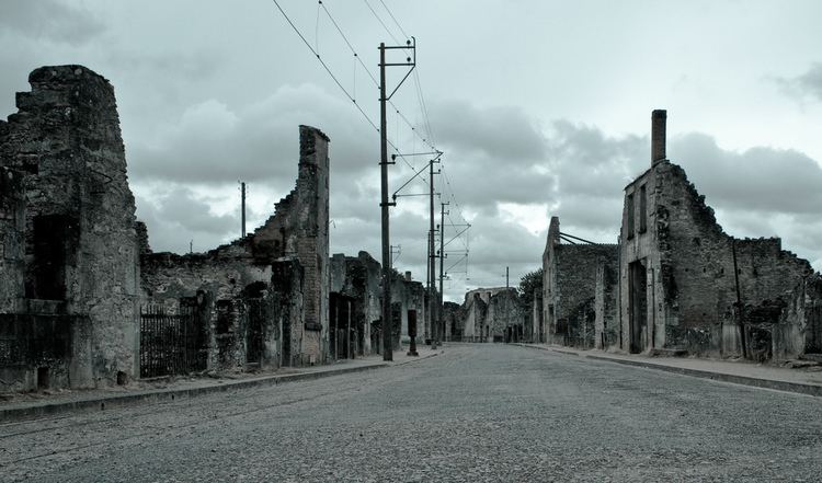 Ghost town Ghost Town The deserted streets of OradoursurGlane a Fr Flickr