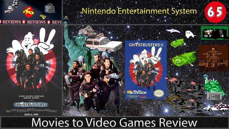 Ghostbusters II (NES video game) Movies to Video Games Review Ghostbusters II NES YouTube