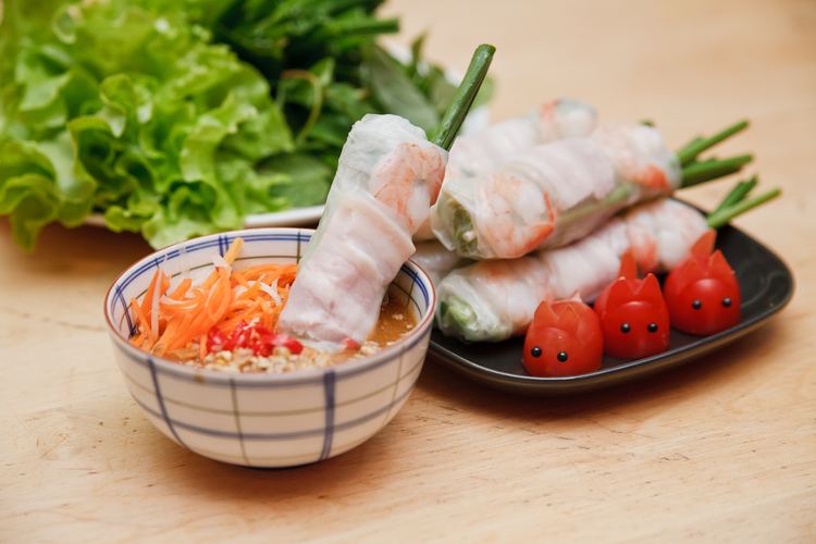 Gỏi cuốn Fresh spring roll Gi cun Vietnamese Style