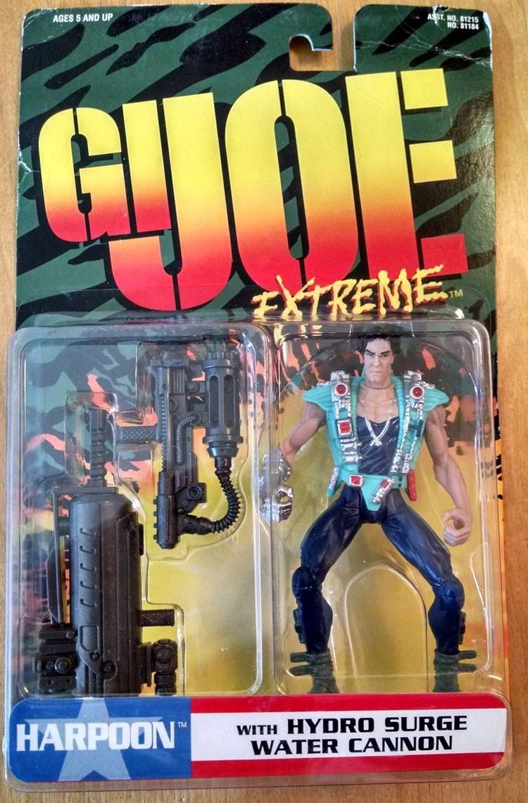 G.I. Joe Extreme Gi joe extreme unproduced dlx wreckage and green tag harpoon