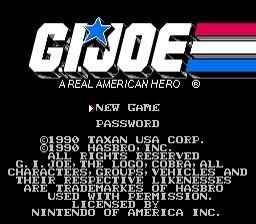 G.I. Joe (NES video game) Lost Bits GI Joe The Real American Hero NES