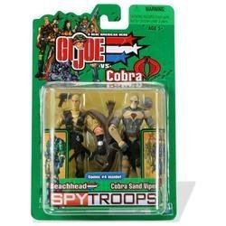 G.I. Joe: Spy Troops Amazoncom GIJOE SPY TROOPS Beachhead vs Cobra Sand Viper 2 pack