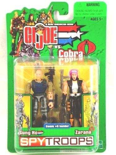 G.I. Joe: Spy Troops GI Joe vs Cobra Gung Ho vs Zarana 2Pack Spy Troops 2003 Now