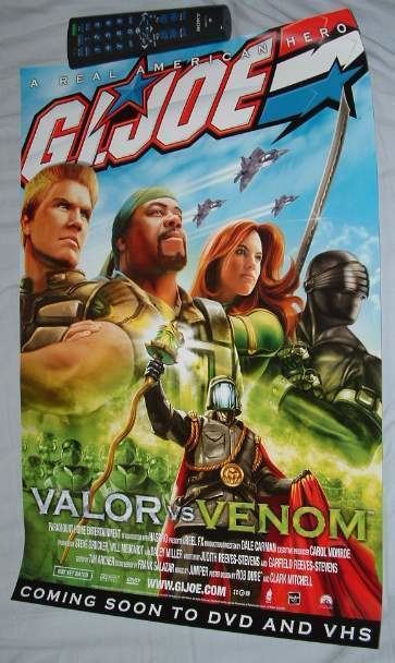 G.I. Joe: Valor vs. Venom YOJOECOM GIJoe Valor vs Venom The Movie Promotional Poster