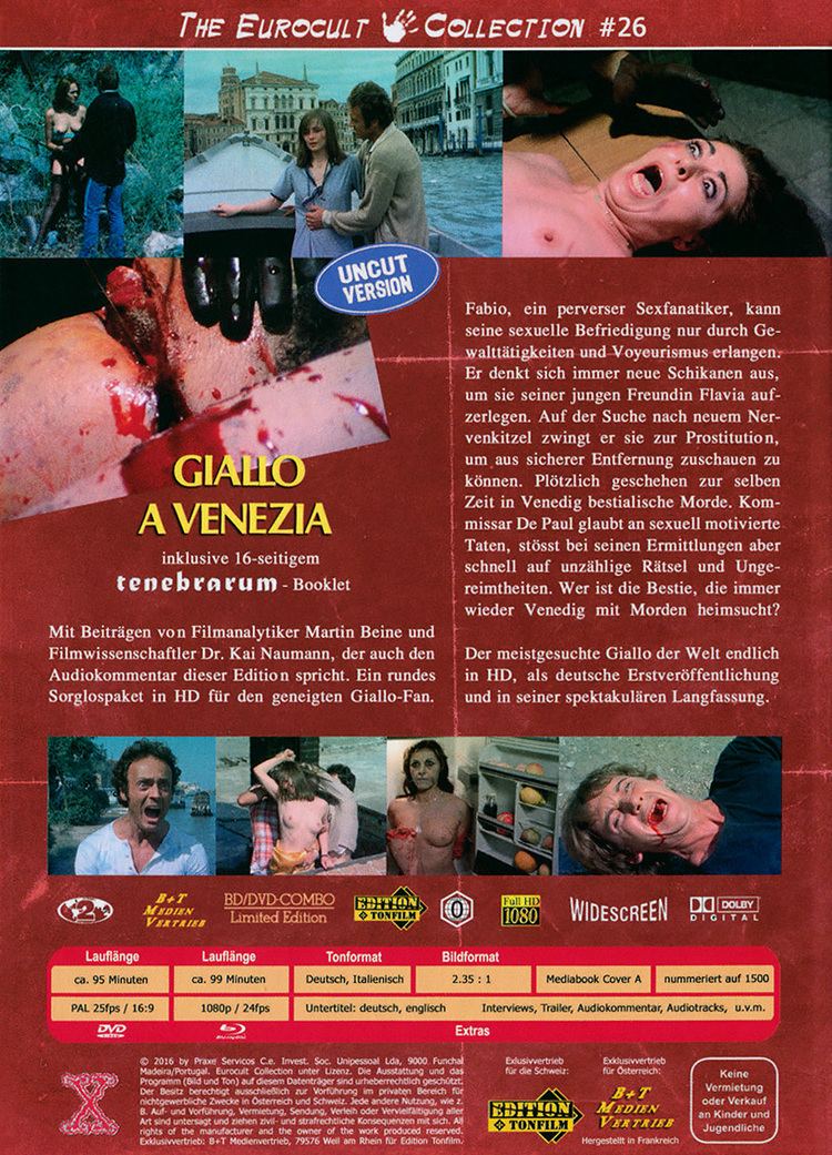 Giallo a Venezia Giallo a Venezia Bluray Giallo in Venice The XRated Eurocult