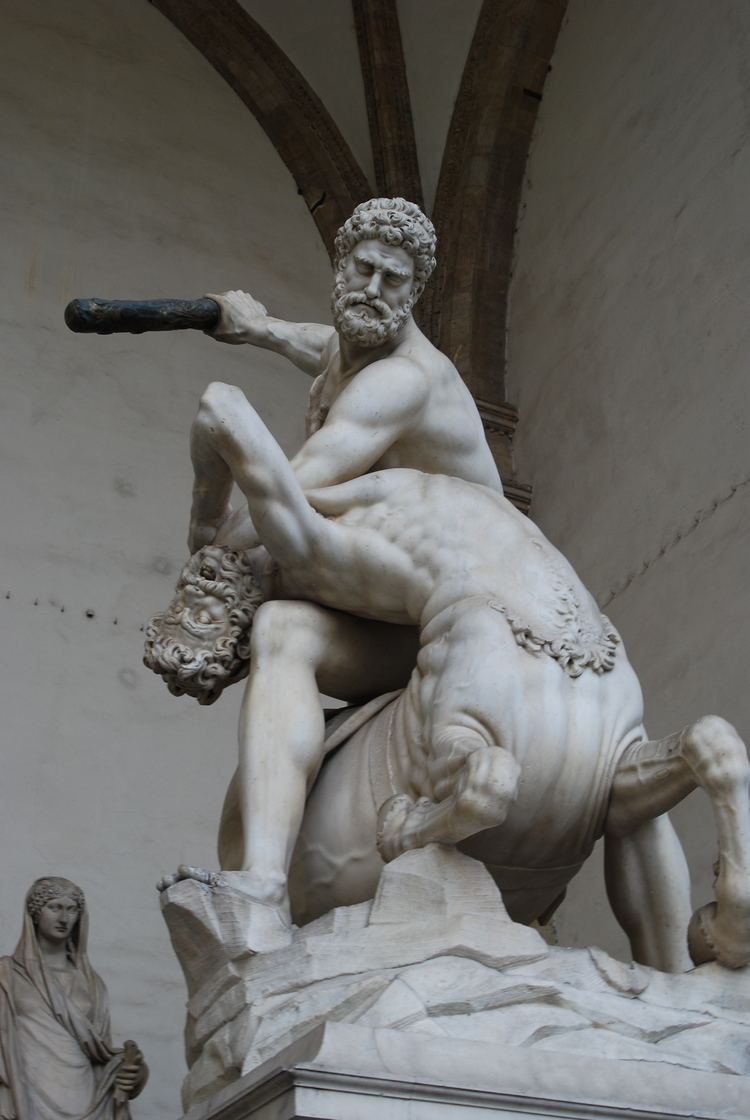 Giambologna Hercules Slaying a Centaur Giambologna Power and Politics