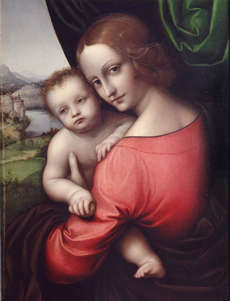 Giampietrino Madonna con il Bambino Madonna della mela Pinacoteca di Brera