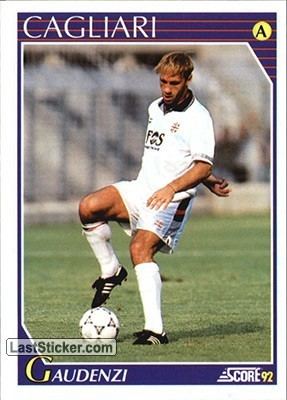 Gianluca Gaudenzi Card 53 Gianluca Gaudenzi Score Italian League 1992 laststickercom