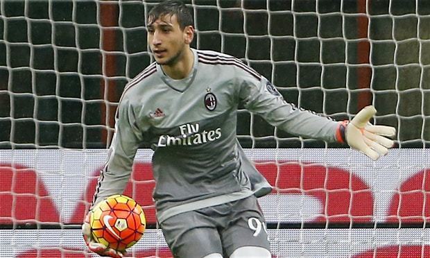 Gianluigi Donnarumma Gianluigi Donnarumma short on years but standing tall at
