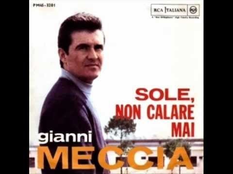 Gianni Meccia Gianni Meccia Sole non calare mai 1963 YouTube