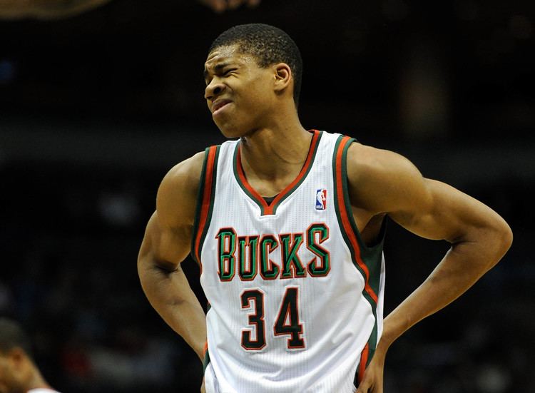 Giannis Antetokounmpo Giannis Antetokounmpo had to run to a Bucks game after