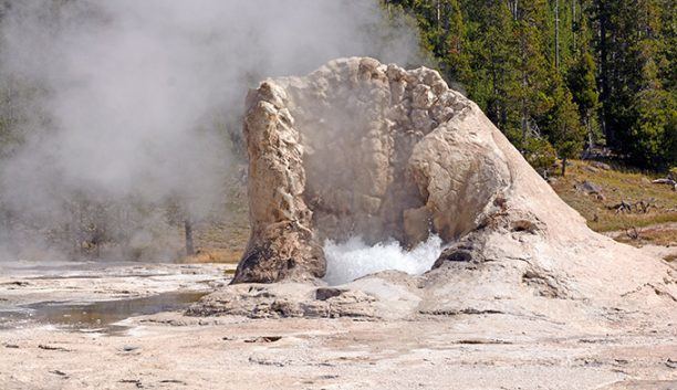 Giant Geyser After Years of Calm Giant Geyser Erupts in Yellowstone