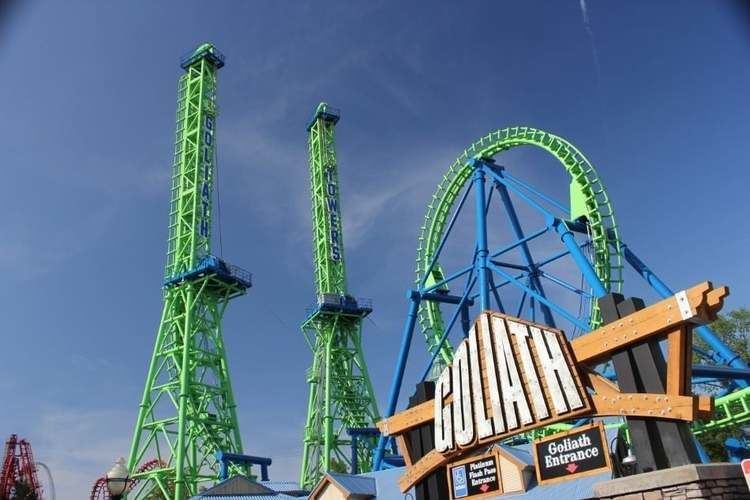 Giant Inverted Boomerang Goliath the worlds tallest giant inverted boomerang Yelp