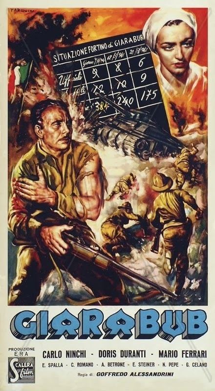 Giarabub (film) Tune Up Film Poster Art Goffredo Alessandrini Giarabub 1942