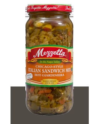 Giardiniera Mezzetta Chicago Style Italian Sandwich Mix Hot Giardiniera