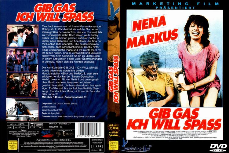 Gib Gas – Ich will Spass (1983 film) Gib Gas Ich will Spa dvd cover 1983 R2 German