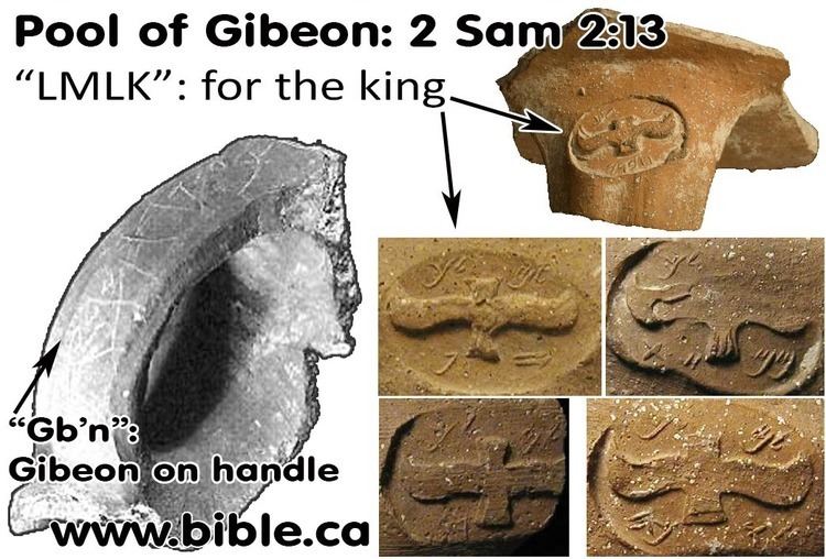 Gibeon (ancient city) Master Index of Free Bible Maps of Bible Times and Lands