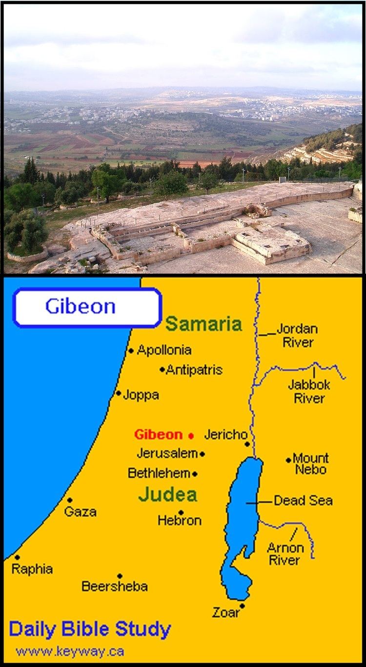 Gibeon (ancient city) Gibeon and The Victory of Gibeon quotWithout me you can do nothing