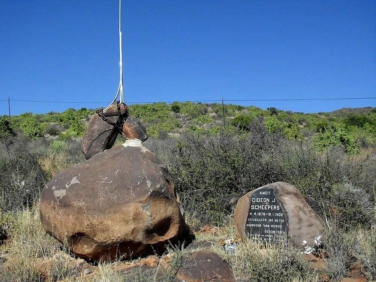 Gideon Scheepers Gideon Scheepers Memorial GraaffReinet