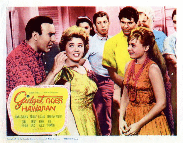 Gidget Goes Hawaiian Gidget Goes Hawaiian Lobby Card Starring James Darren Michael