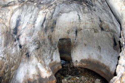Structural view of the Gihon spring located on the east of the Old Ancient Core near the bottom of the Kidron Valley.