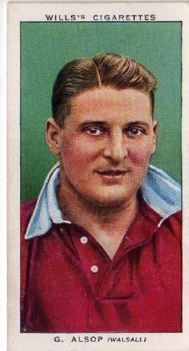 Gilbert Alsop WALSALL Gilbert Alsop 3 WILLS Association Footballers 1939