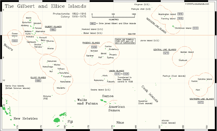 Gilbert and Ellice Islands Big Blue 18401940 Gilbert amp Ellice Islands