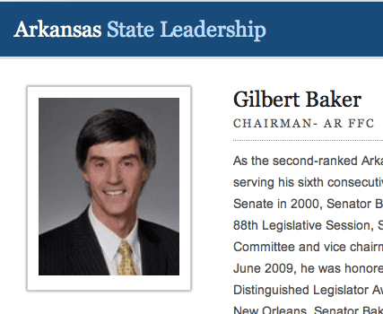 Gilbert Baker (politician) Gilbert Baker is no newcomer to conservative dark money political