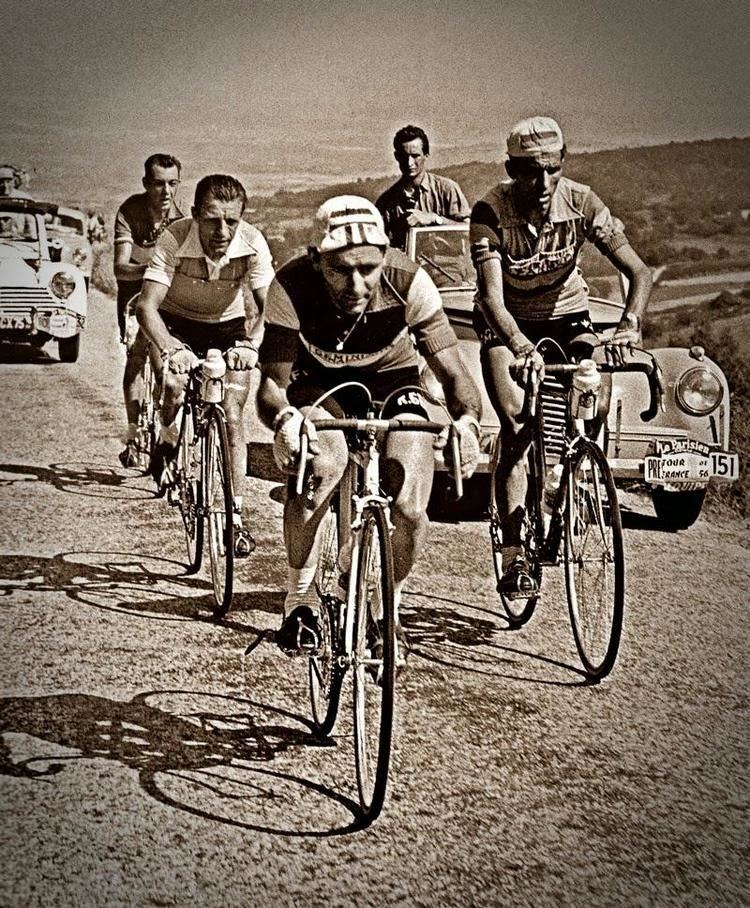 Gilbert Bauvin Tour de France de 1956 Charly Gaul Gilbert Bauvin et Federico