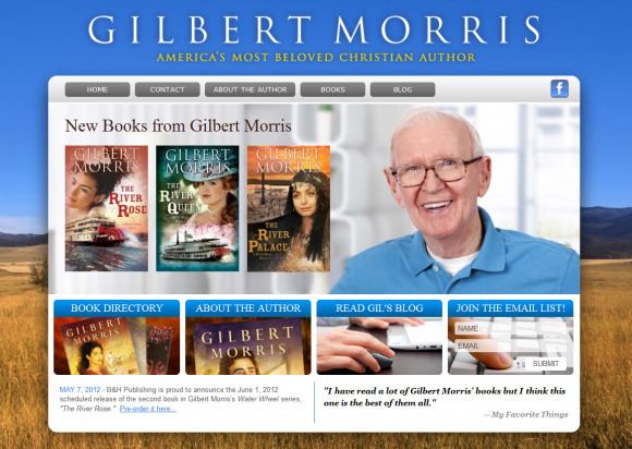 Gilbert Morris Author Gilbert Morris launches website blog Facebook