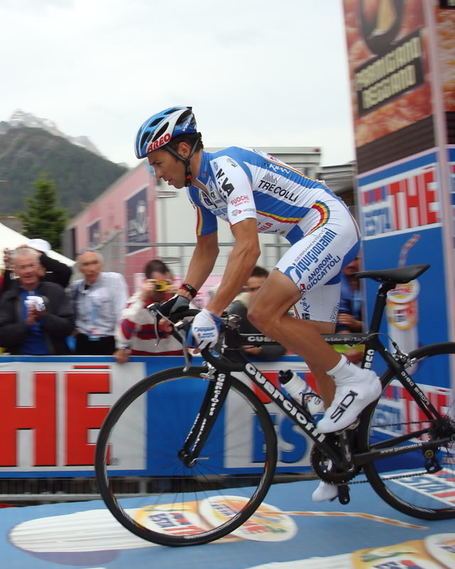 Gilberto Simoni Lampre in Limbo Podium Cafe