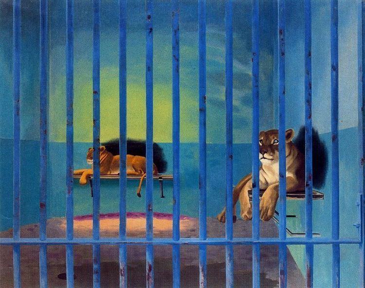 Gilles Aillaud The Ear of Van Gogh Cage aux lions 1967 Gilles Aillaud