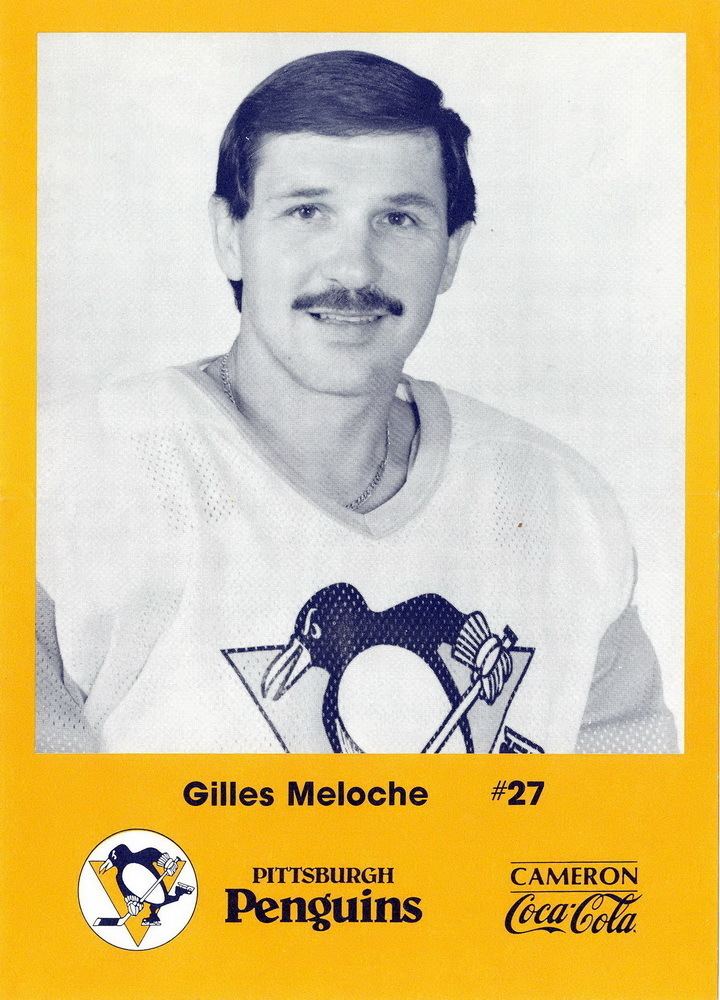 Gilles Meloche wwwpenguinshockeycardscomplayersgillesmeloc