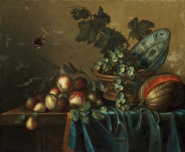 Gillis Gillisz. de Bergh GILLIS GILLISZ DE BERGH Still life with fruits and a butterfly