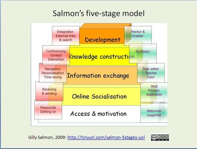 Gilly Salmon Gilly Salmon39s FiveStage Model University of Leicester